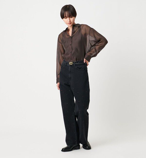 UNITED ARROWS「シアー シャツ -ウォッシャブル-」|シャツ・ブラウス|