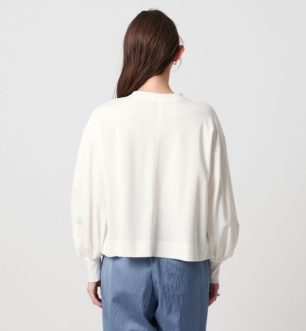 UNITED ARROWS「ポンチ バルーンスリーブ カットソー ‐ウォッシャブル‐」|Tシャツ・カットソー|