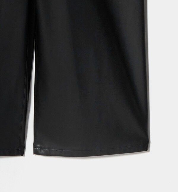 UNITED ARROWS「レザーライク サロペット パンツ‐ウォッシャブル‐」|オールインワン|