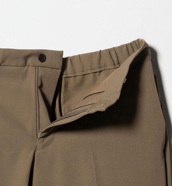 UNITED ARROWS「ドビー シングル ノープリーツ パンツ UA COZY ウォッシャブル 2WAYストレッチ はっ水 着用シワ」|スーツ|