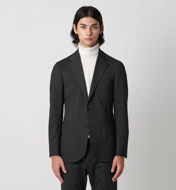 UNITED ARROWS「メランジ ジャージ シングル2ボタン COMFORT EASY-MODEL」|スーツ|