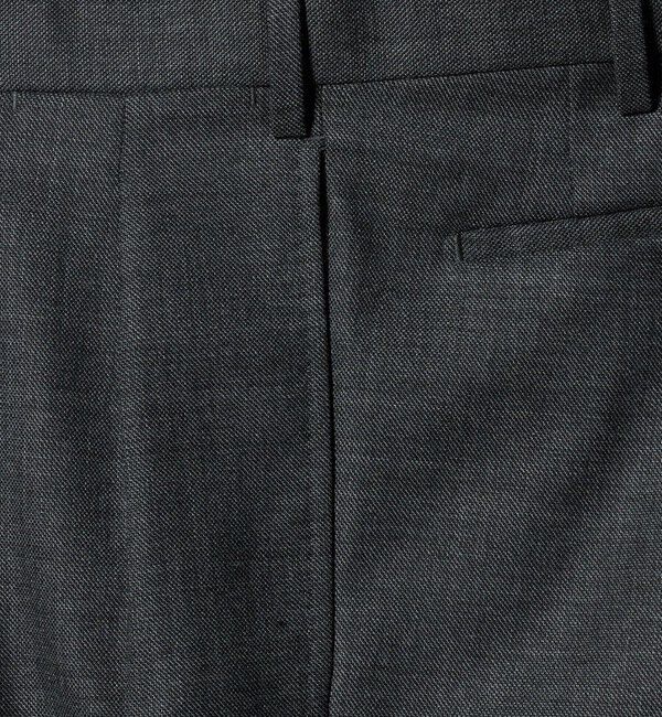 UNITED ARROWS「シャークスキン  2インプリーツ スラックス」|スラックス|