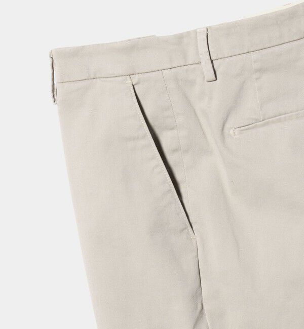 UNITED ARROWS「【別注】＜BRIGLIA 1949＞ツイル ノープリーツ パンツ」|チノ|