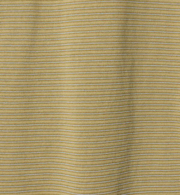 UNITED ARROWS「＜Yonetomi＞GARMENT DYED BORDER T-SHIRT/ボーダー タートルネック ロングTシャツ」|Tシャツ・カットソー|