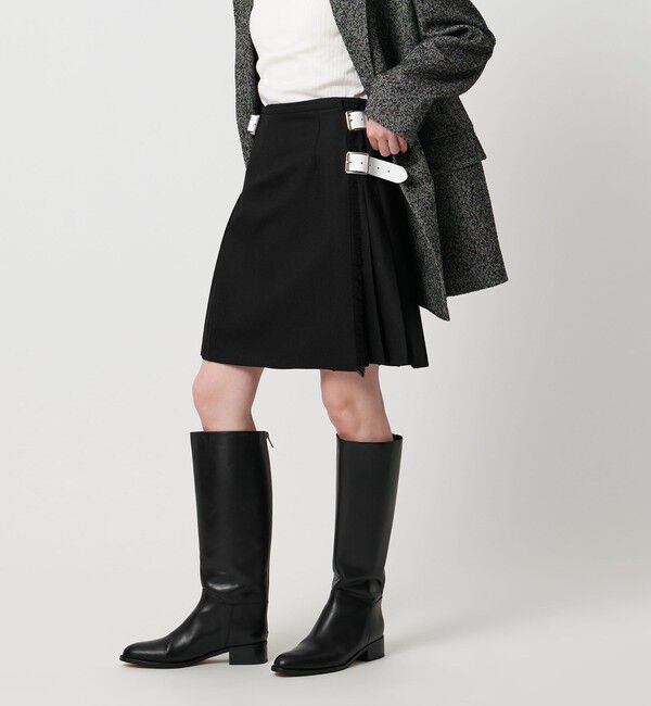 UNITED ARROWS「【別注】＜O&rsquo;NEIL of DUBLIN＞ベルト コンビ ミニ スカート」|スカート|