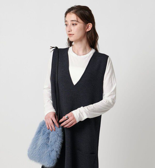 UNITED ARROWS「コットン ジャージー ロングスリーブ カットソー ‐ウォッシャブル‐」|Tシャツ・カットソー|WHITE