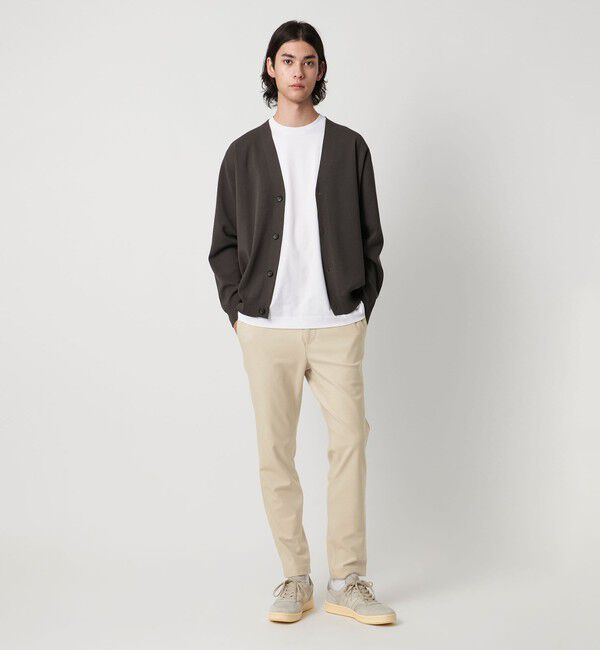 UNITED ARROWS「ウィンター ピケ オールギャザー イージーパンツ」|チノ|