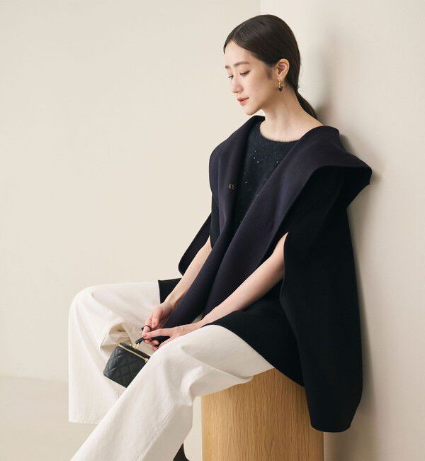 UNITED ARROWS「バイカラー リバー フードケープ」|その他|