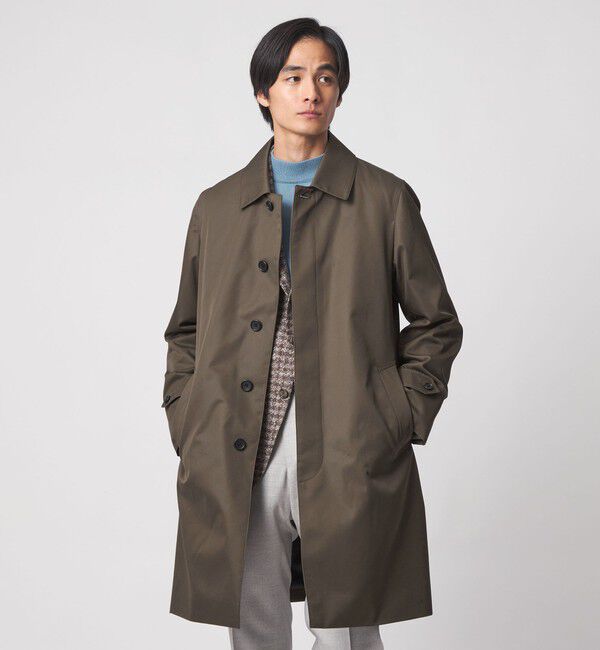 UNITED ARROWS「ギャバジン ステンカラーコート 撥水」|ステンカラーコート|