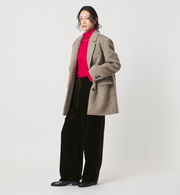 UNITED ARROWS「ベルベット イージー パンツ」|チノ|