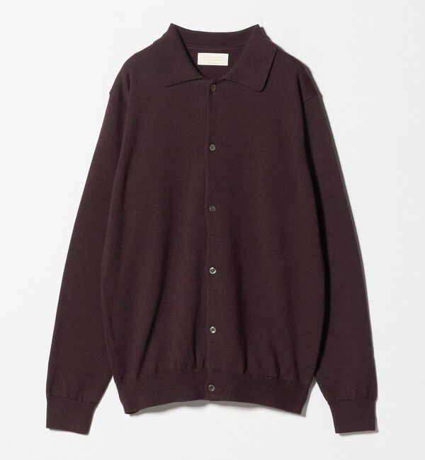 UNITED ARROWS「YAMAGATA ミドルゲージ ポロカーディガン」|カーディガン|