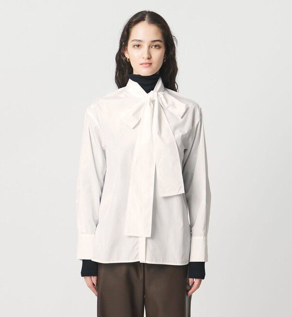 UNITED ARROWS「リボン ブラウス ‐ウォッシャブル‐」|シャツ・ブラウス|