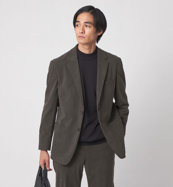 UNITED ARROWS「ライト コーデュロイ シングル 2ボタン テーラードジャケット UA COZY ウォッシャブル ヨコストレッチ」|スーツ|
