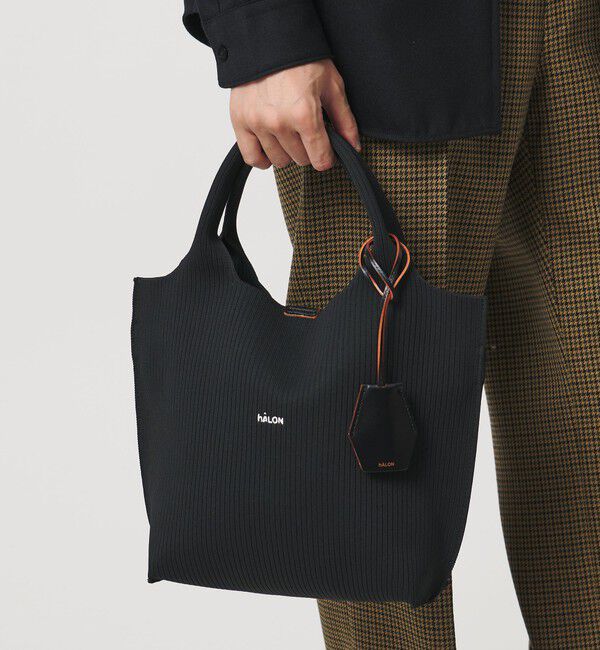 UNITED ARROWS「＜hALON＞ストライプ ニット トートバッグM」|その他|