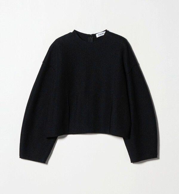 UNITED ARROWS「＜SACRA＞アウトシーム プルオーバー ブラウス」|シャツ・ブラウス|BLACK