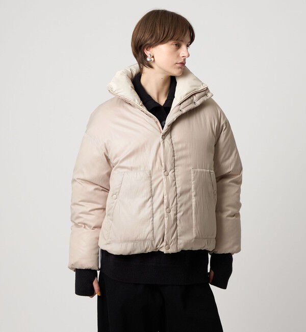 ASTRAET「＜ASTRAET＞レザーライク リバーシブル ダウンジャケット」|ダウン|