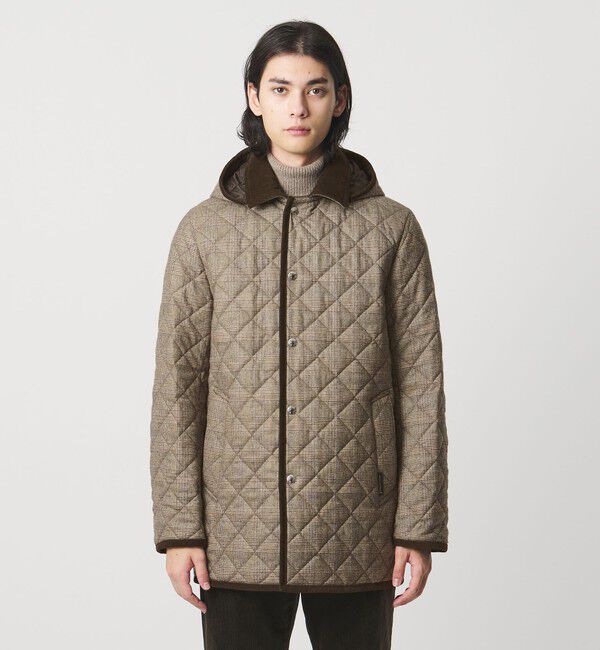 UNITED ARROWS「【別注】＜MACKINTOSH＞CROCKETFORD EX/キルティング チェック フーデッドコート」|その他|