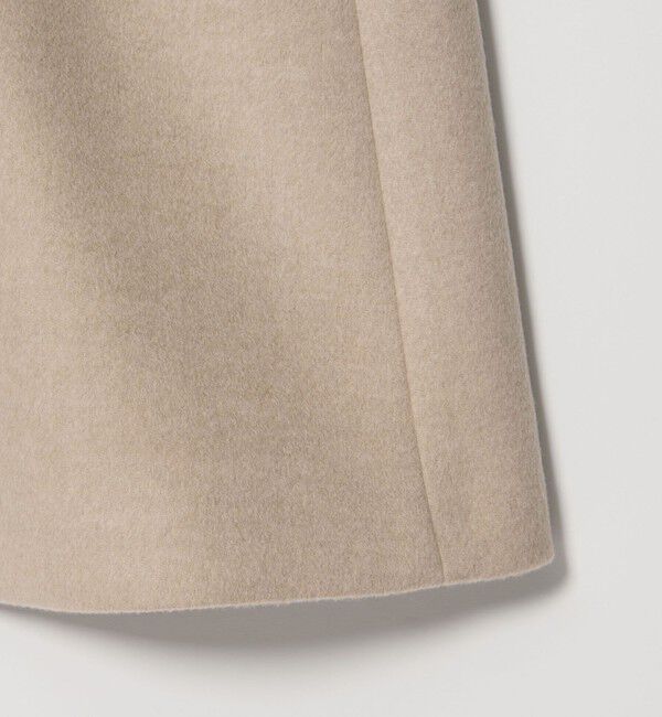 UNITED ARROWS「Aライン ミドルコート」|ノーカラーコート|