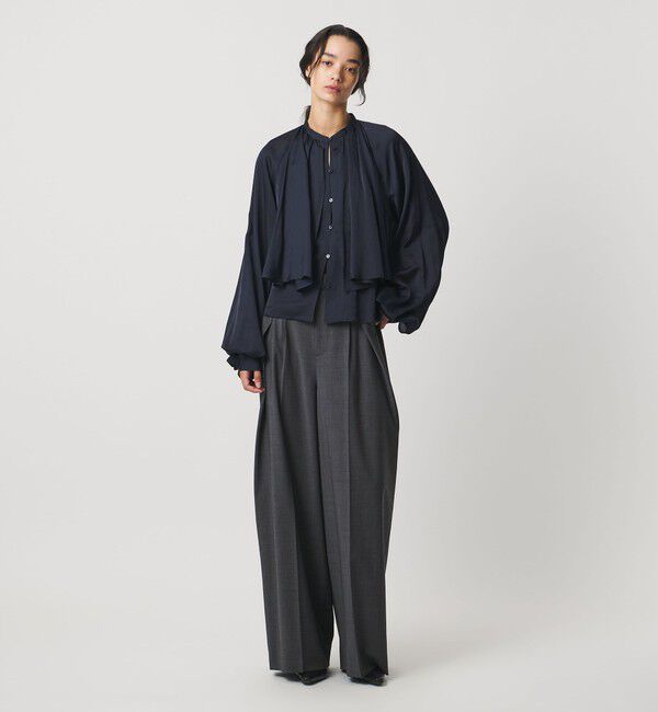 AEWEN MATOPH「＜AEWEN MATOPH＞スカーフ ラグランブラウス ‐ウォッシャブル‐」|シャツ・ブラウス|