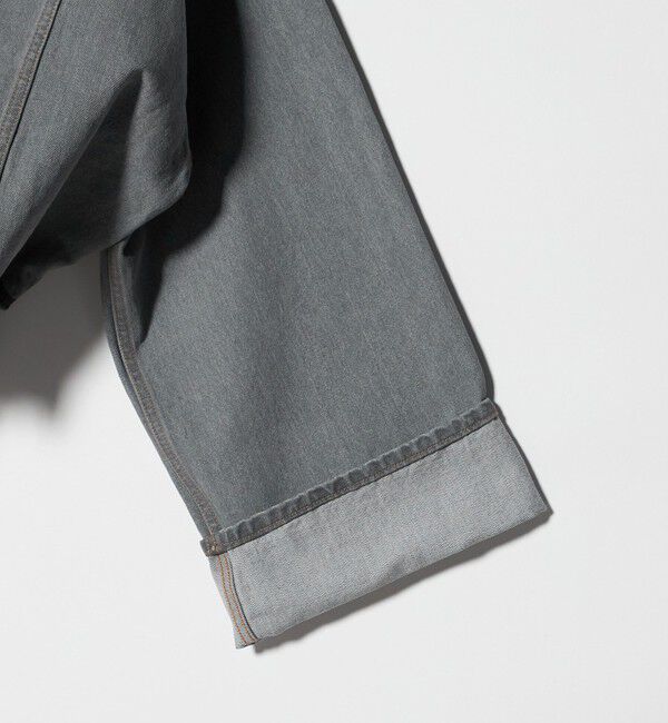 UNITED ARROWS「＜SACRA＞ボリュームスリーブ デニムジャケット GRAY」|デニムジャケット|