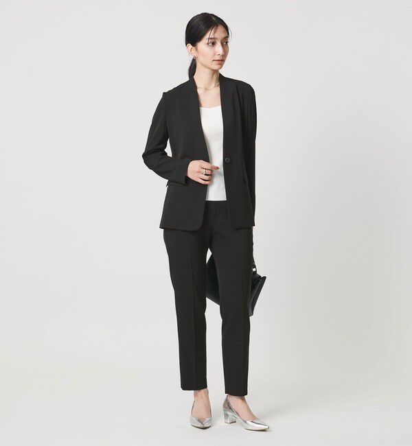 UNITED ARROWS「FEEL CLEAN スリム パンツ ‐防しわ ストレッチ UVカット‐」|スラックス|