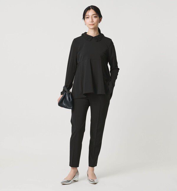 UNITED ARROWS「FEEL CLEAN スリム パンツ ‐防しわ ストレッチ UVカット‐」|スラックス|