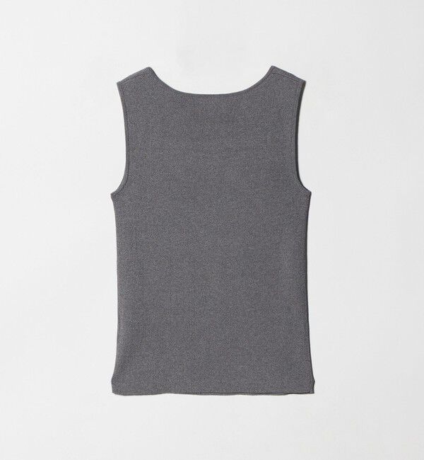 UNITED ARROWS「リブ スクエア キャミソールニット ‐ウォッシャブル‐」|タンクトップ|