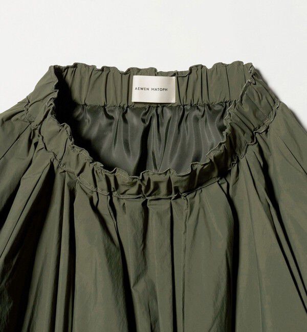AEWEN MATOPH「＜AEWEN MATOPH＞ナイロンタックコクーンスカート ‐ ウォッシャブル ‐」|スカート|