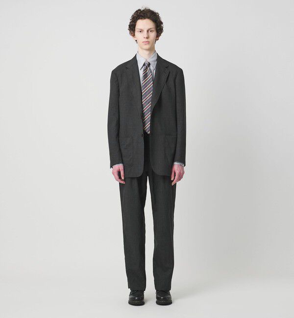 UNITED ARROWS「＜District＞ウォッシュド トロピカルウール シングル 2ボタン テーラードジャケット」|テーラードジャケット|