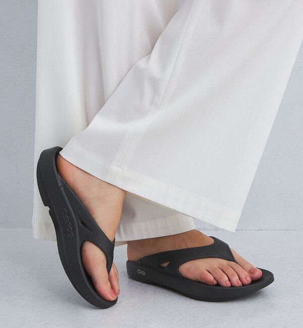 UNITED ARROWS green label relaxing「＜OOFOS＞OOriginal サンダル」|サンダル|BLACK