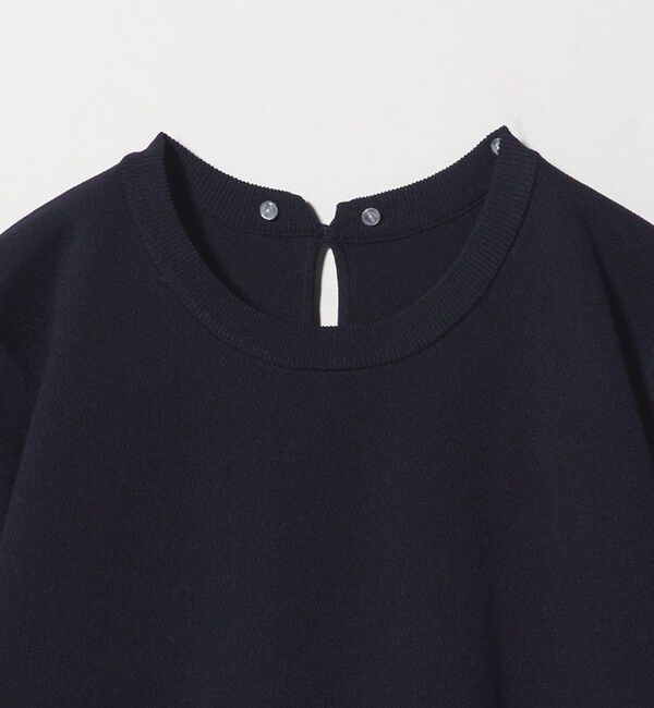 UNITED ARROWS green label relaxing「襟レース 2WAY 5分袖 プルオーバー ニット  -ウォッシャブル-」|ニット・セーター|