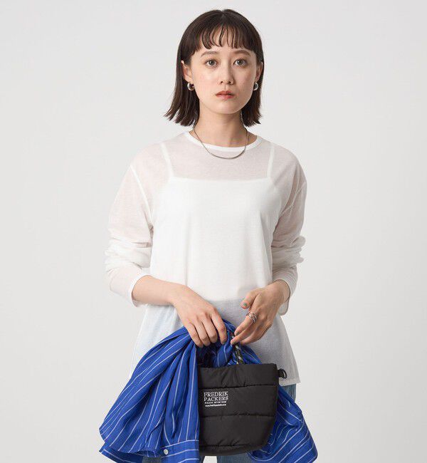 UNITED ARROWS green label relaxing「シアー ロングスリーブ Tシャツ」|Tシャツ・カットソー|