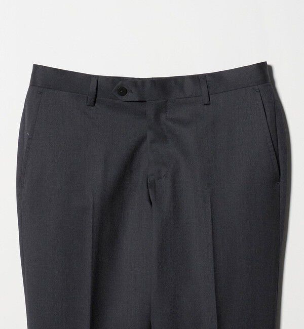 UNITED ARROWS green label relaxing「REDA サージ スリム ノープリーツ スーツパンツ」|スラックス|