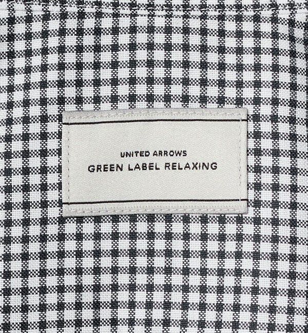 UNITED ARROWS green label relaxing「エブリット コットンオックス ギンガムチェック スナップ ボタンダウン シャツ -イージーアイロン-」|シャツ・ブラウス|