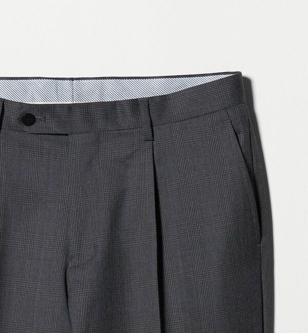 UNITED ARROWS green label relaxing「REDA グレンチェック HX 1プリーツ スーツパンツ」|スーツ|