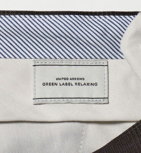 UNITED ARROWS green label relaxing「REDA グレンチェック HX 1プリーツ スーツパンツ」|スーツ|