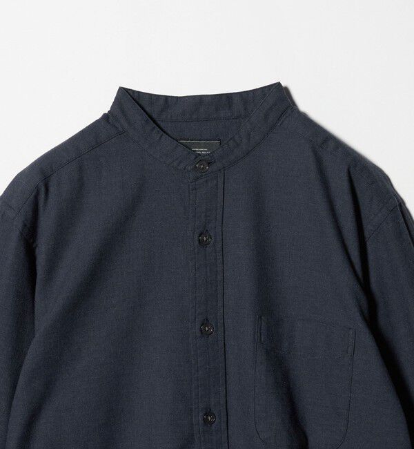 UNITED ARROWS green label relaxing「ナチュラルフィット  バンドカラー シャツ」|シャツ・ブラウス|