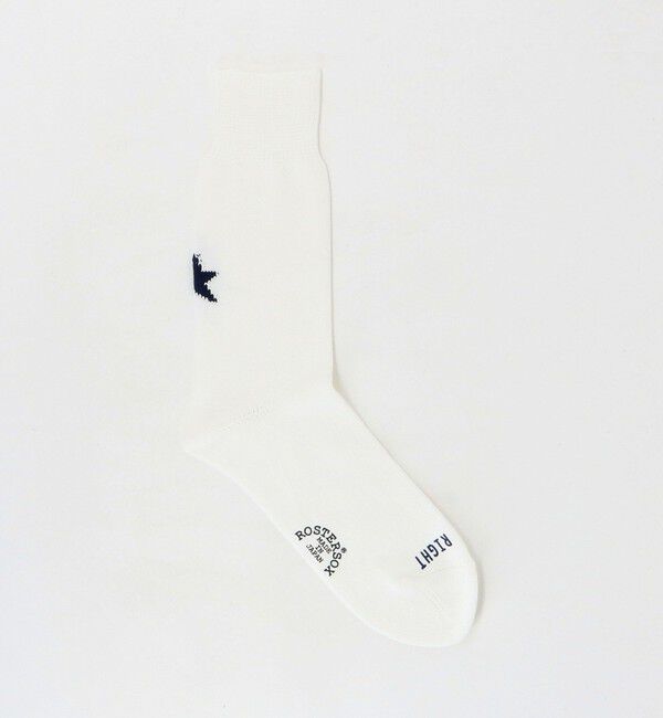 UNITED ARROWS green label relaxing「【別注】＜ROSTER SOX＞GLR 1STAR ソックス」|ソックス|WHITE