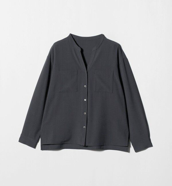 UNITED ARROWS green label relaxing「スキッパー ポケット ロングスリーブ シャツ マシンウォッシャブル」|シャツ・ブラウス|