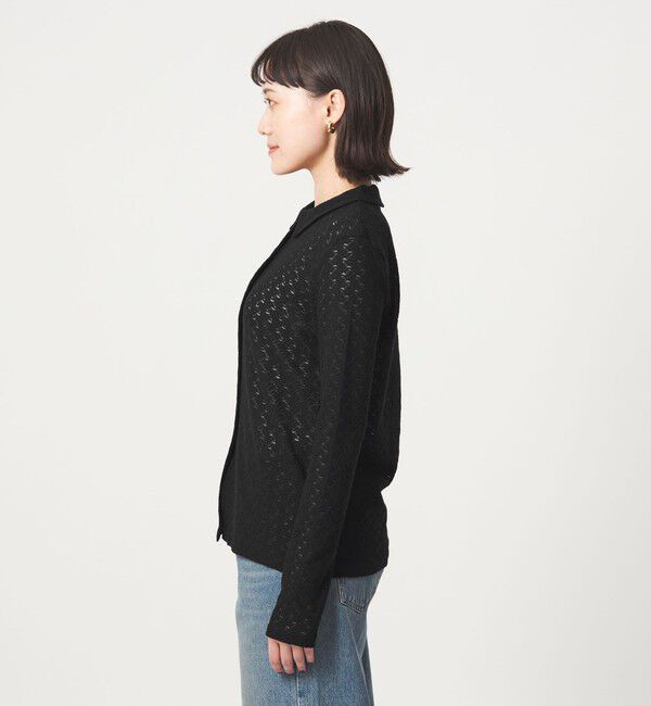 UNITED ARROWS green label relaxing「レース ポロプルオーバー」|Tシャツ・カットソー|