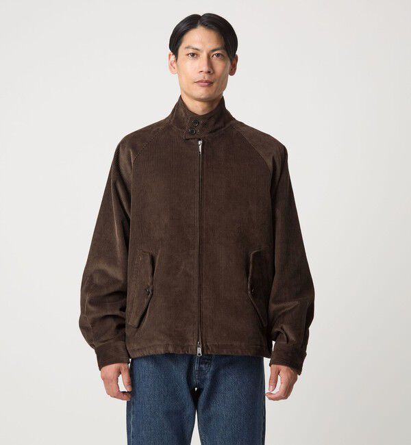UNITED ARROWS green label relaxing「【別注】＜BARACUTA＞GLR コーデュロイ G4 ドライバーズジャケット ブルゾン」|ブルゾン・スタジャン|