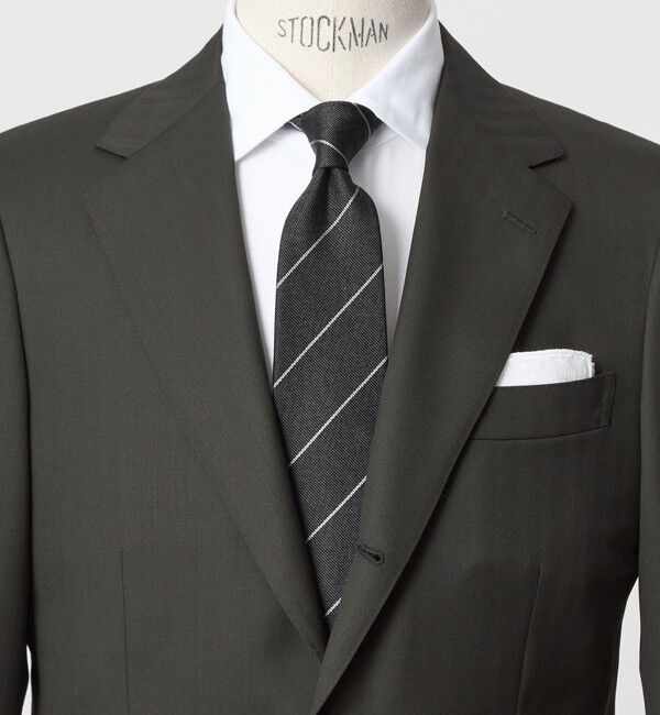 UNITED ARROWS green label relaxing「GLR ジャパン ヴィンテージ 8.0cm ストライプ2 ネクタイ」|ネクタイ・蝶ネクタイ|DK.GRAY