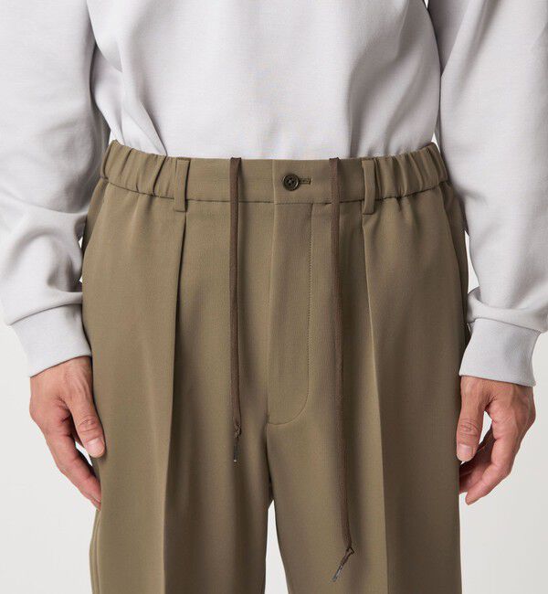 UNITED ARROWS green label relaxing「A+ PERTEX UNLIMITED リラックス イージー 1プリーツ スラックス -ストレッチ-」|スラックス|