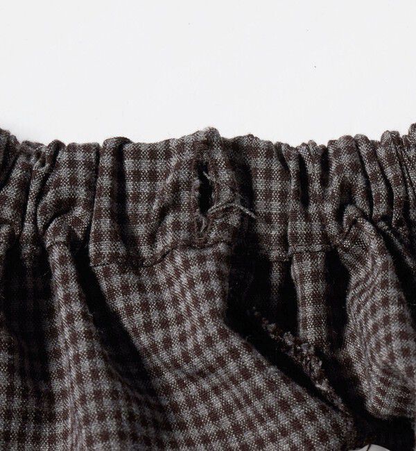 UNITED ARROWS green label relaxing「チェック スカパン（ダークブラウン） / キッズ  120cm-160cm」|その他|