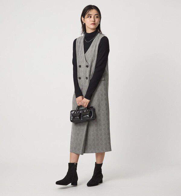 UNITED ARROWS green label relaxing「［size SHORTあり］ウールライク ジャンパースカート」|ジャンパースカート|