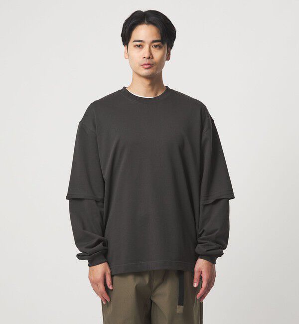 UNITED ARROWS green label relaxing「【WEB限定】＜GLR or＞フェイクレイヤード クルーネック Tシャツ カットソー」|Tシャツ・カットソー|