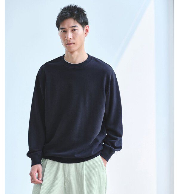 UNITED ARROWS green label relaxing「【WEB限定】デイリー ベーシック スウェット クルーネック プルオーバー」|スウェット・ジャージ|NAVY