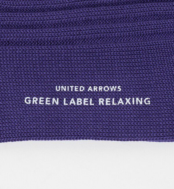 UNITED ARROWS green label relaxing「96N 3*3 リブ ソリッド ソックス」|ソックス|