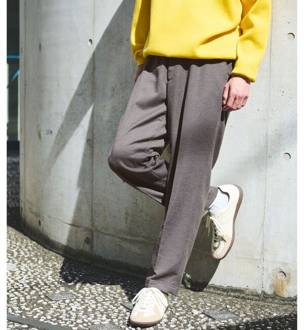 UNITED ARROWS green label relaxing「ウォッシャブル フラノ ツイル ワイド ユーティリティパンツ W2 -ストレッチ-」|その他|