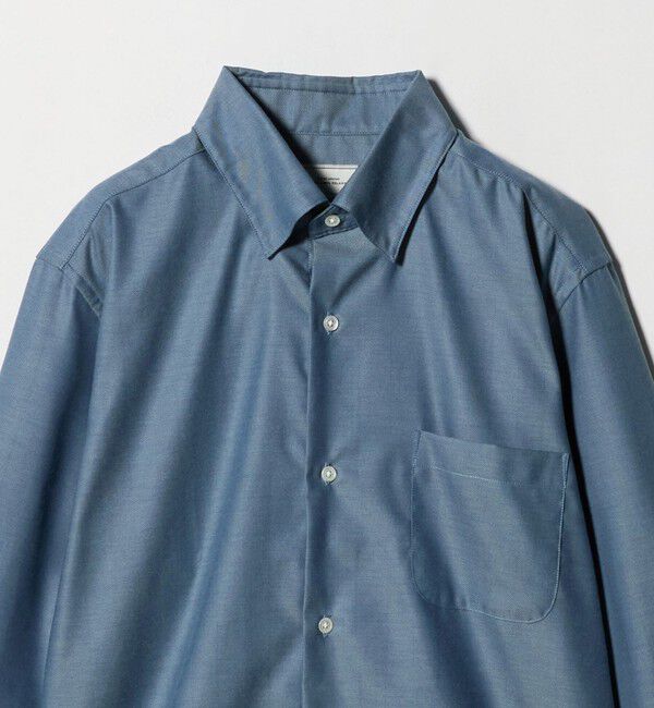 UNITED ARROWS green label relaxing「エブリット Cブラッシュド ヘリンボーン スナップ ボタンダウン シャツ -イージーアイロン・抗菌-」|シャツ・ブラウス|